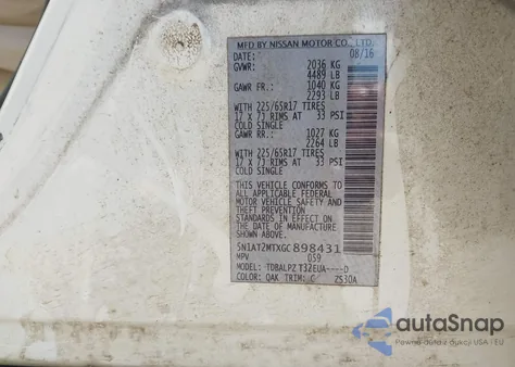 2016 Nissan Rogue S from USA, damaged, VIN 5N1AT2MTXGC898431